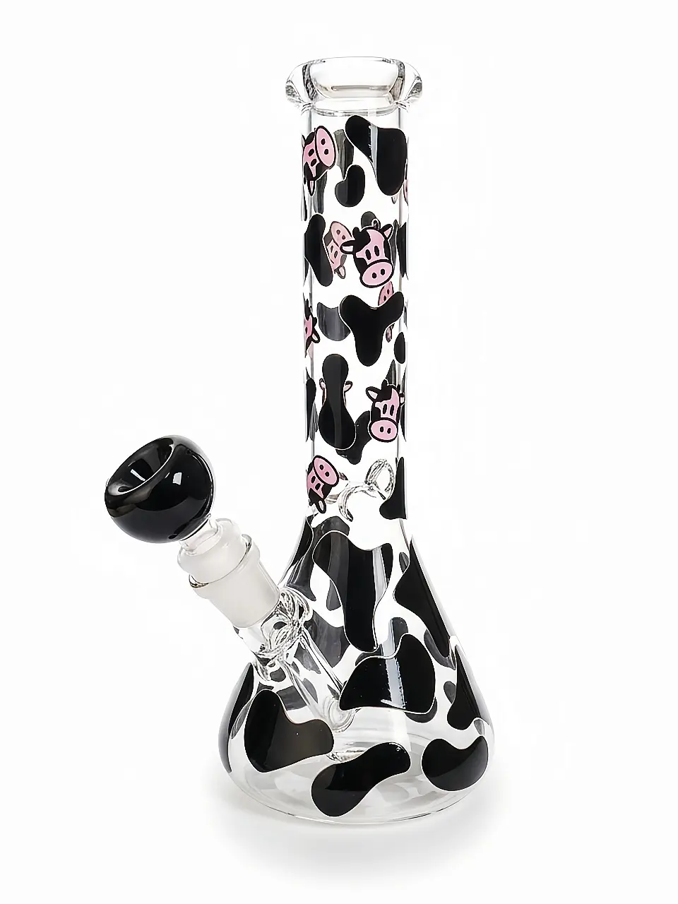 Cow Print Countryside Charm Beaker Glass Bong