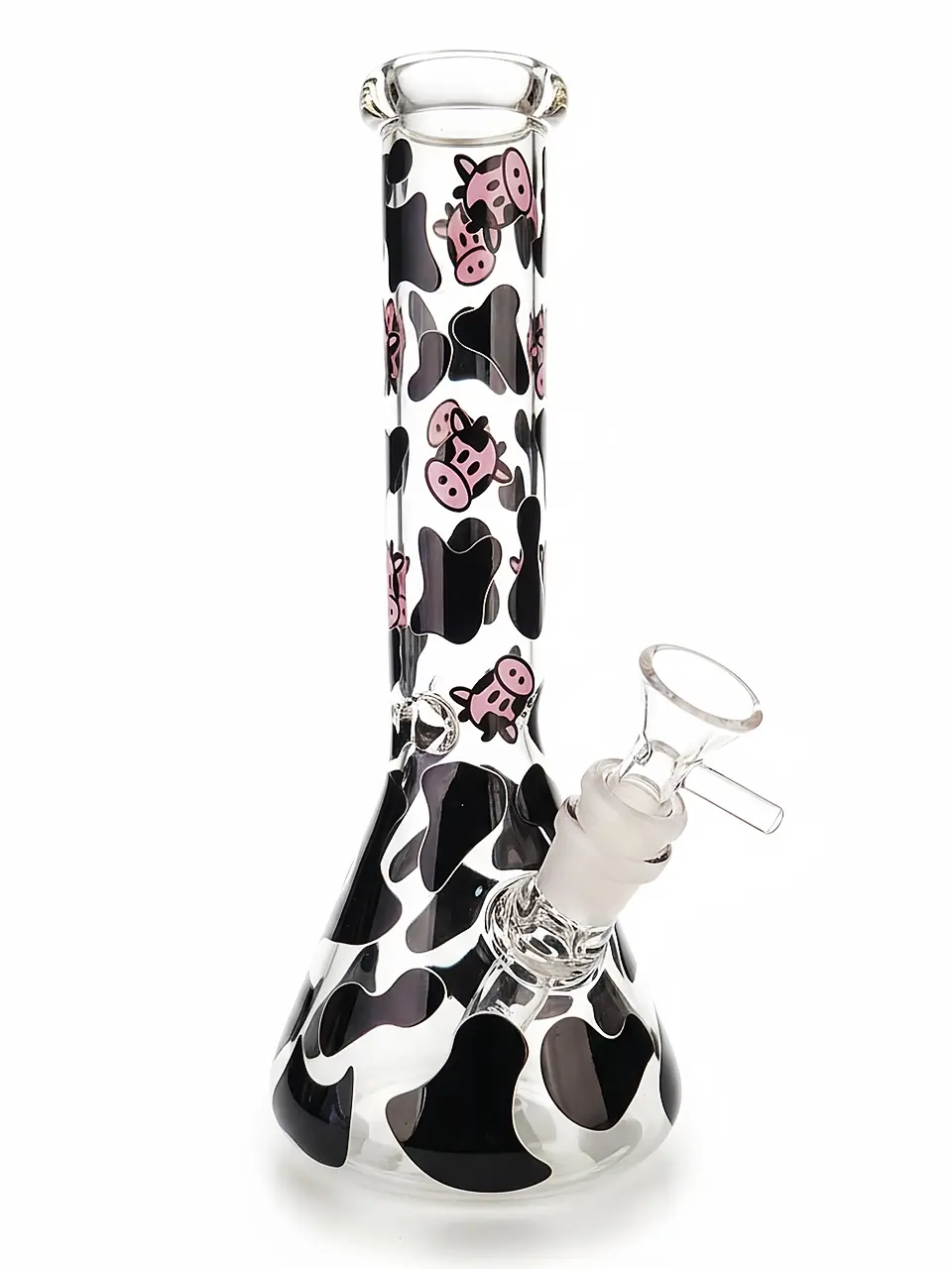 Cow Print Countryside Charm Beaker Glass Bong