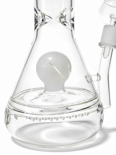 10-Inch Crystal Clear Dual-Perc Beaker Bong 10-Inch Crystal Clear Dual-Perc Beaker Bong