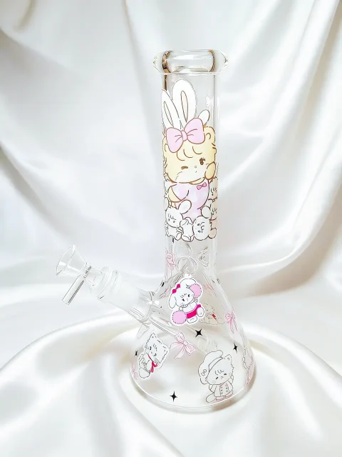 Mousse & Latte Friendship Beaker Glass Bong