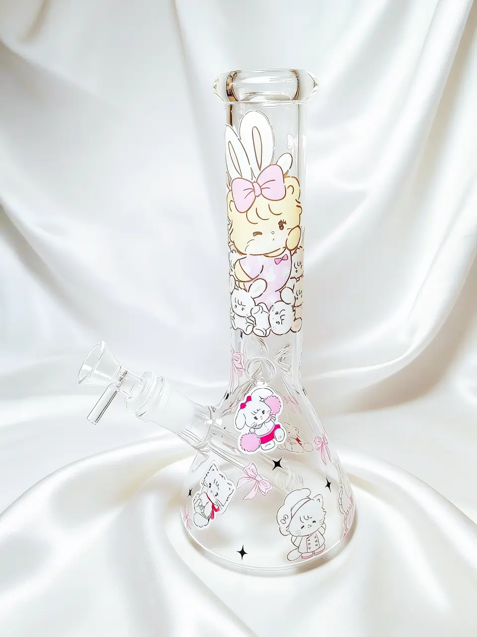 Mousse & Latte Friendship Beaker Glass Bong