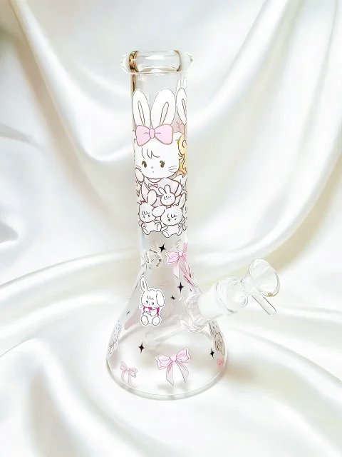 Mousse & Latte Friendship Beaker Glass Bong