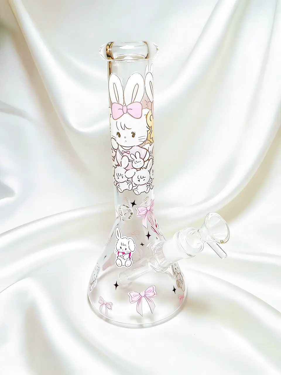 Mousse & Latte Friendship Beaker Glass Bong