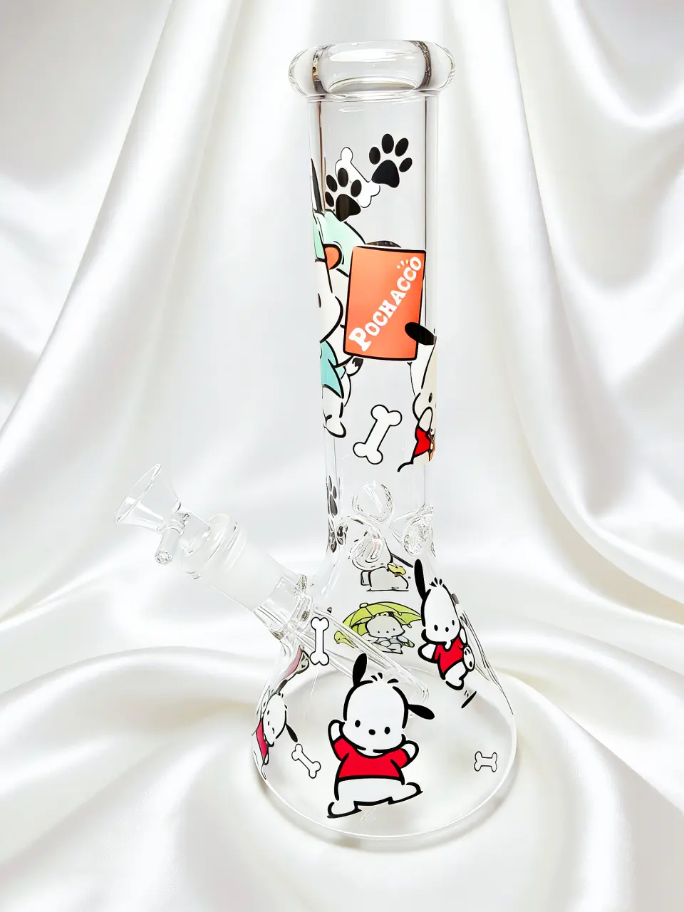 Pochacco Sporty Pup Beaker Glass Bong