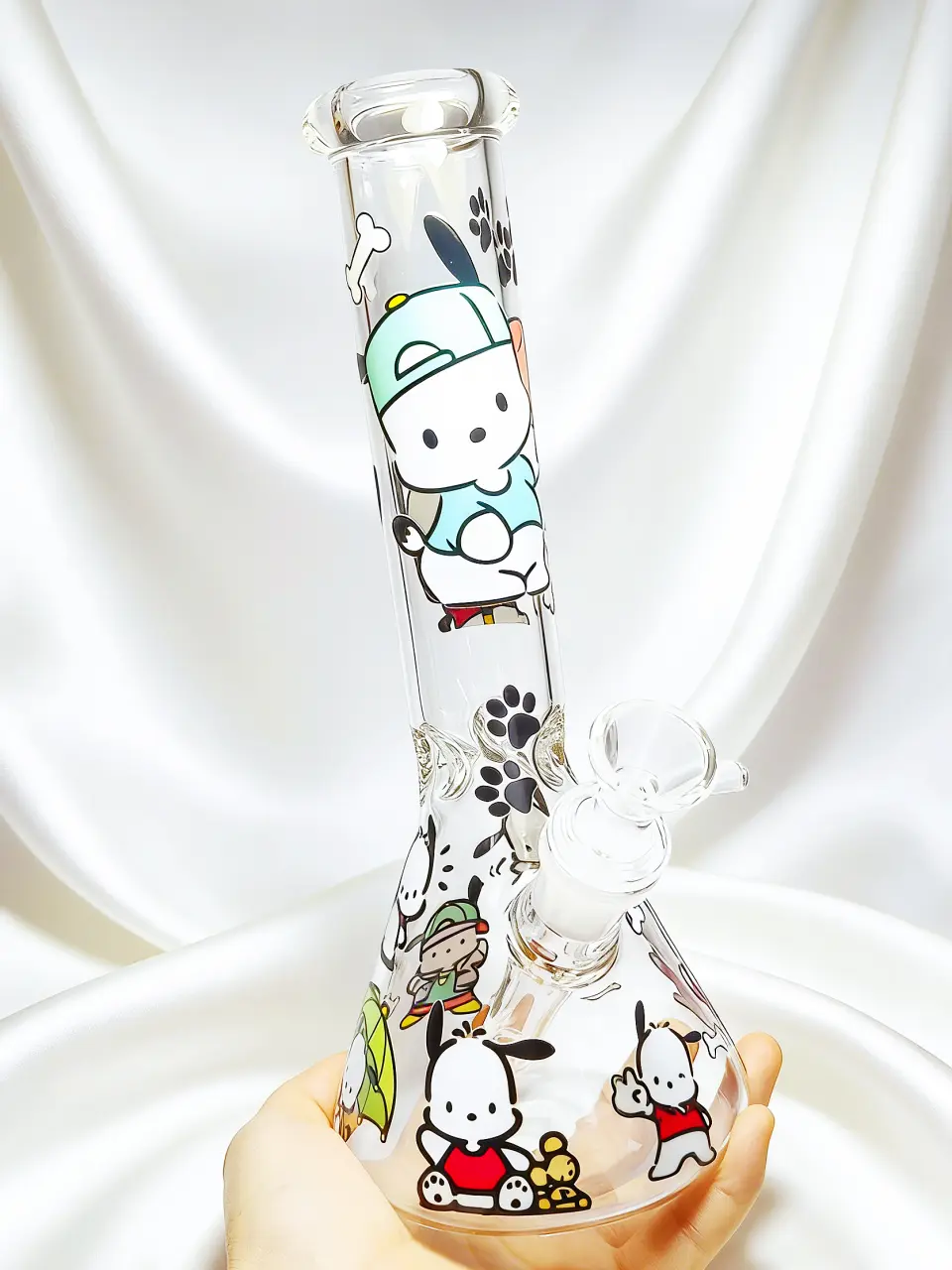 Pochacco Sporty Pup Beaker Glass Bong