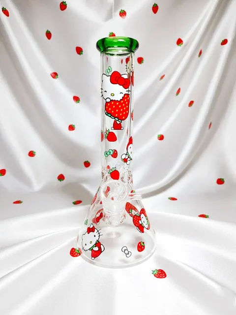 Hello Kitty Strawberry Dream Beaker Glass Bong