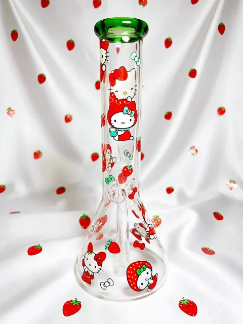 Hello Kitty Strawberry Dream Beaker Glass Bong