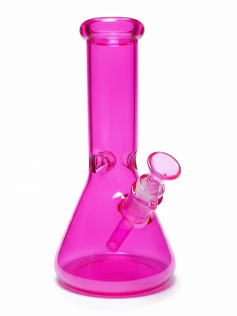 Barbie Dream Hot Pink Iridescent Beaker Glass Bong