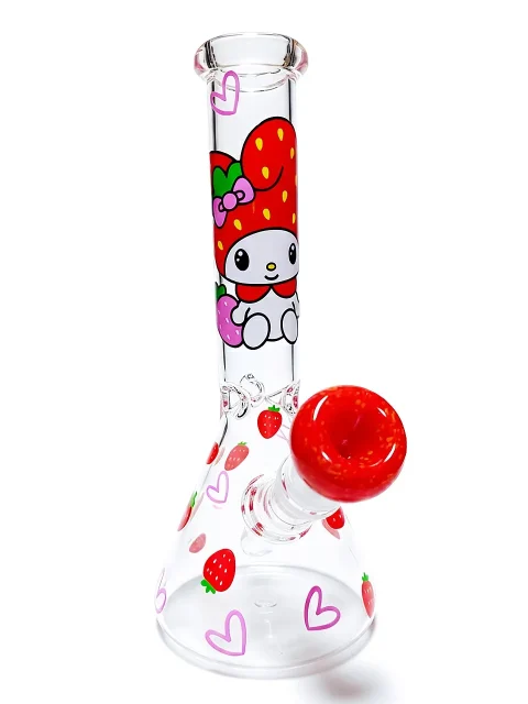 My Melody Strawberry Sweetheart Orchard Beaker Bong