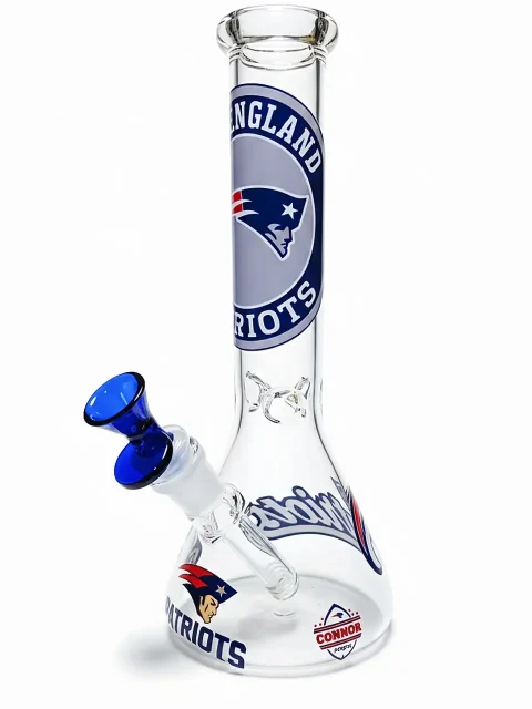10-Inch New England Patriots Inspired Beaker Bong
