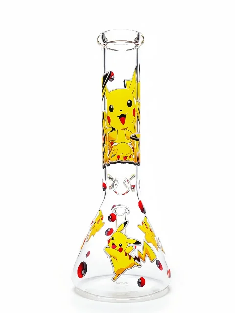 10-Inch Pikachu Series Beaker Glass Bong 10-Inch Pikachu Series Beaker Glass Bong