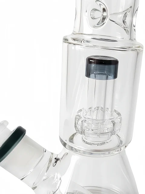 11-Inch UFO Perc Beaker Bong | Green & Blue 11-Inch UFO Perc Beaker Bong | Green & Blue