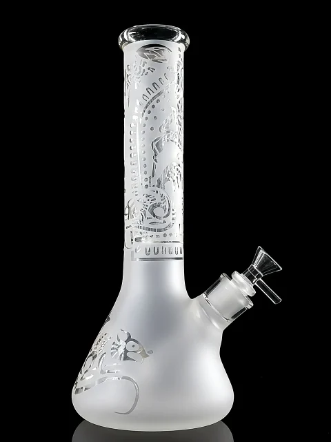 12" Gothic Frost Toke Tech 9mm Thick Glass Bong