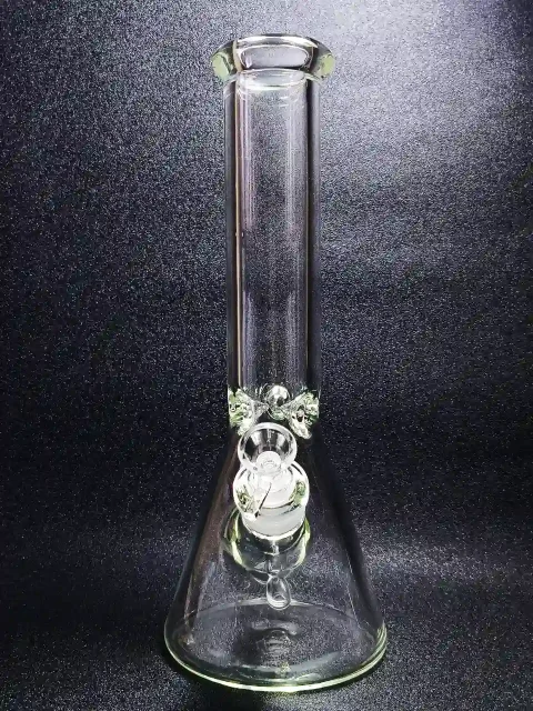 13″ Minimalist 7mm Thick Glass Beaker Bong