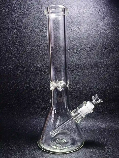 14" Minimalist 7mm Thick Glass Beaker Bong