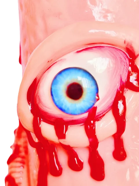 Pink Stare 14-Inch 7mm Heavy-Duty Monster Bong