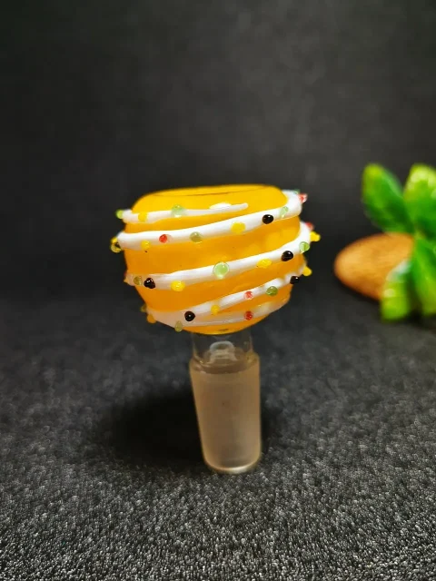14mm Male Cake Glass Bong Bowl