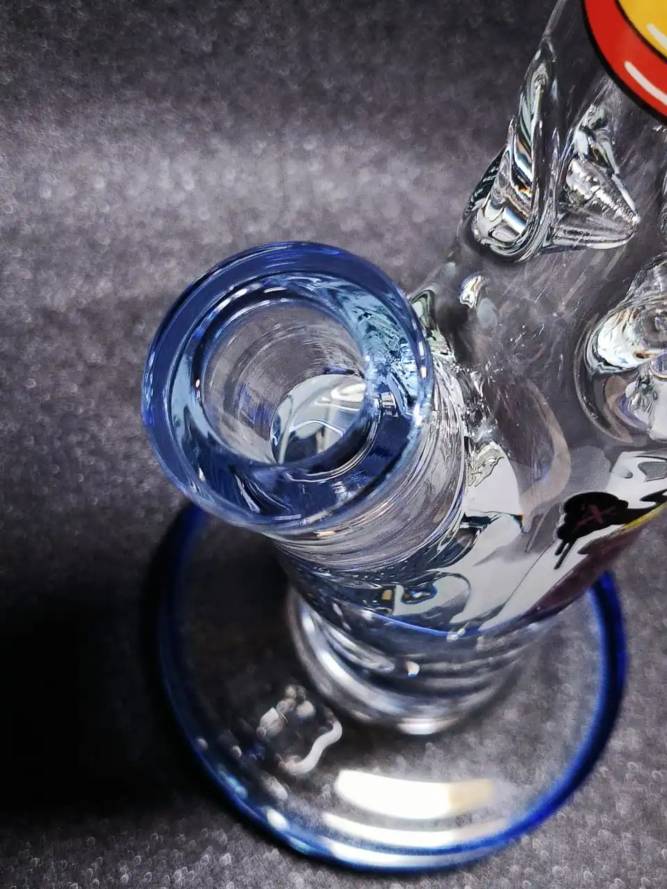 Nicky Davis 9mm Thick Straight Tube Glass Bong