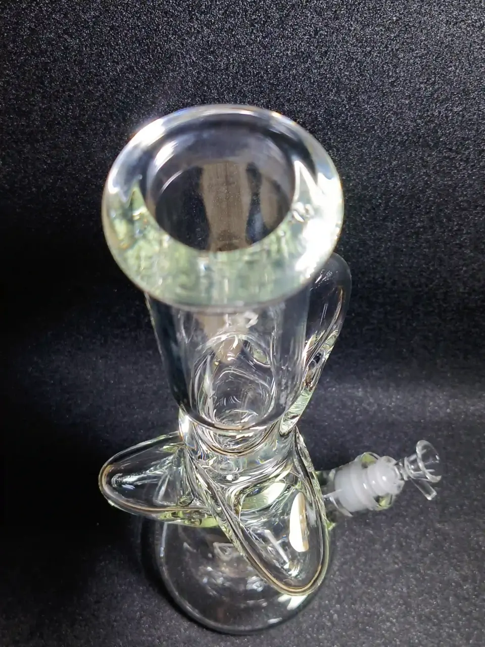 Zig-Zag 18-inch High-Impact Zong Beaker Glass Bong
