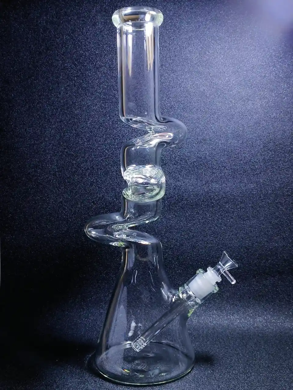 Zig-Zag 18-inch High-Impact Zong Beaker Glass Bong
