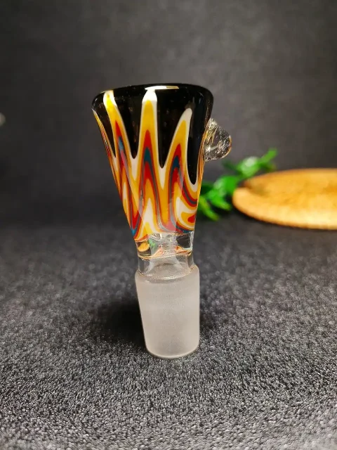 18mm Male Wig Wag Flame Glass Bong Bowl