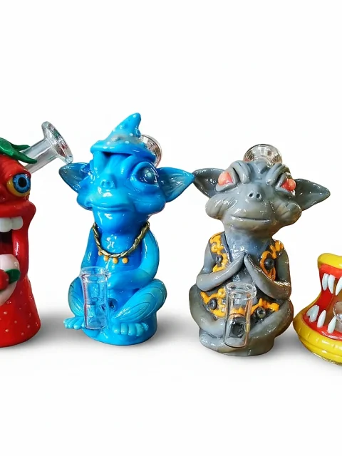 Mystery Box 3D Handcrafted Glass Bong