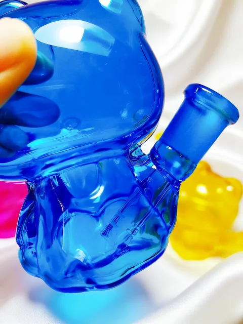 3D Neon Chrome Hello Kitty Bubbler