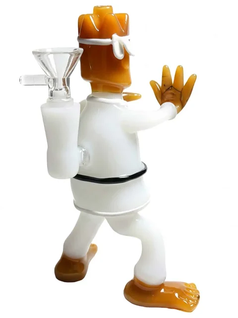 5-Inch Kung Fu Master Handcrafted Glass Bong 5-Inch Kung Fu Master Handcrafted Glass Bong