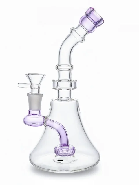7.5-inch Lavender Dream Beaker Perc Bong