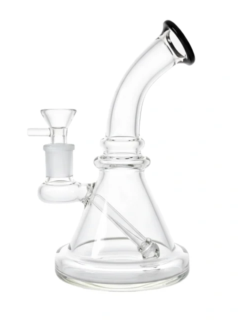 7-inch Obsidian Accent Minimalist Beaker Bong