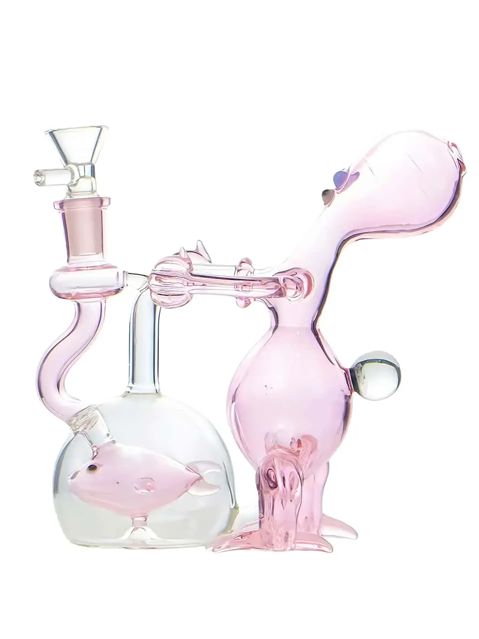 Octopus & Fish Ocean Glass Bong | Multiple colors