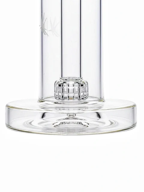 8.5-Inch Matrix Perc Clear Straight Tube Bong 8.5-Inch Matrix Perc Clear Straight Tube Bong