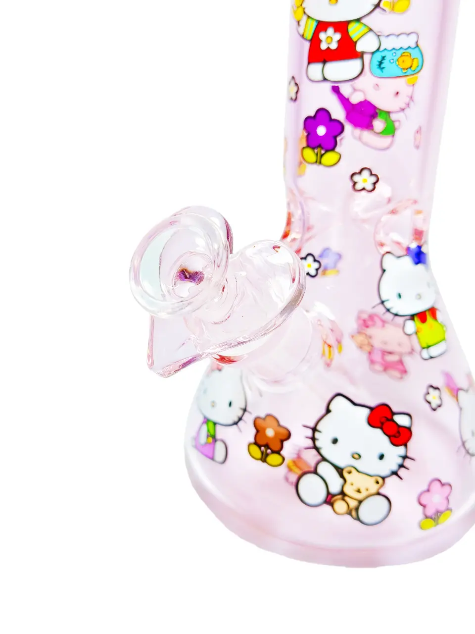 Hello Kitty Multi-Scene Pink Glass Bong