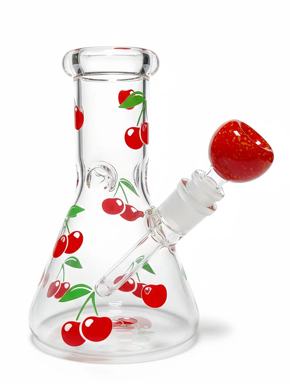 Mini Cherry Orchard Beaker Glass Bong