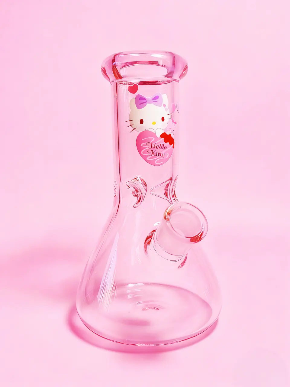 Cotton Candy Dream Pink Hello Kitty Glass Bong