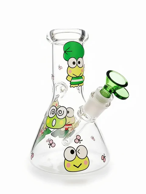 Keroppi Lily Pad Leap Beaker Glass Bong: Compact Size, Big Hits Keroppi Lily Pad Leap Beaker Glass Bong: Compact Size, Big Hits