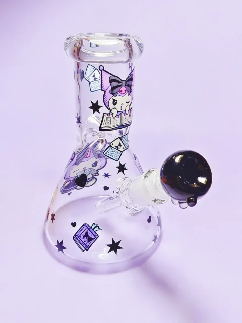 Kuromi Dark Magic Poker Beaker Glass Bong