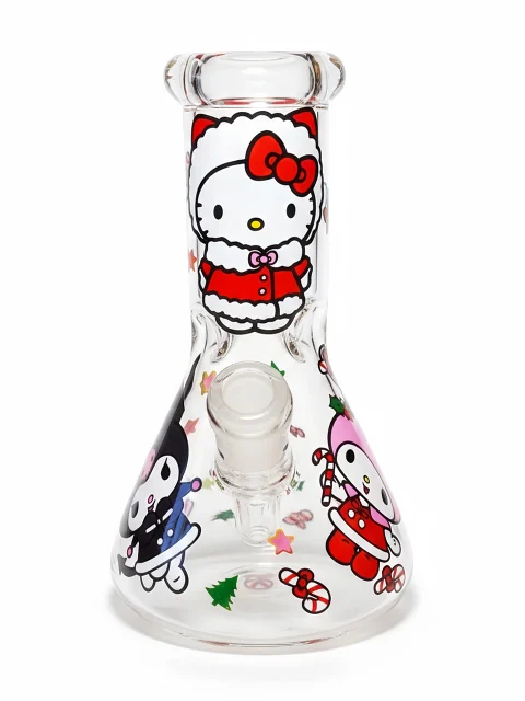 Sanrio Christmas Beaker Bong – Hello Kitty, My Melody & Kuromi Holiday Design