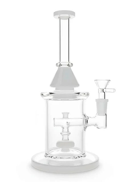 9-Inch Showerhead Disc Straight Tube Bong