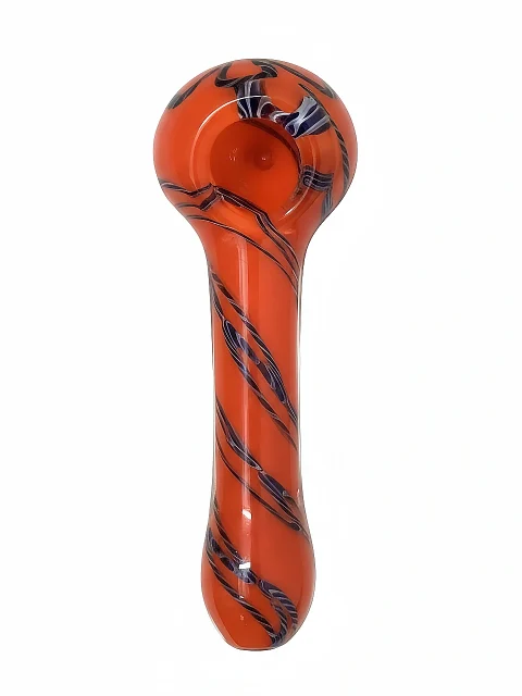 4.3-Inch Solar Swirl Artisan Spoon Pipe