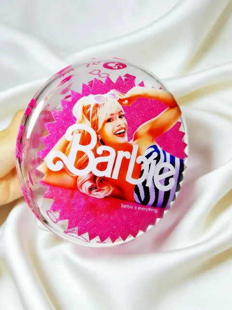 Fashion Icon Barbiecore All-Over Print Beaker Bong