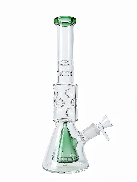 12-Inch Collins Perc Beaker Glass Bong