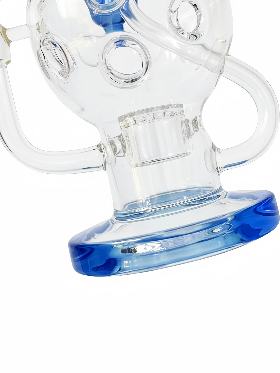 12-Inch Storm Cycle Fab-Egg Recycler Glass Bong