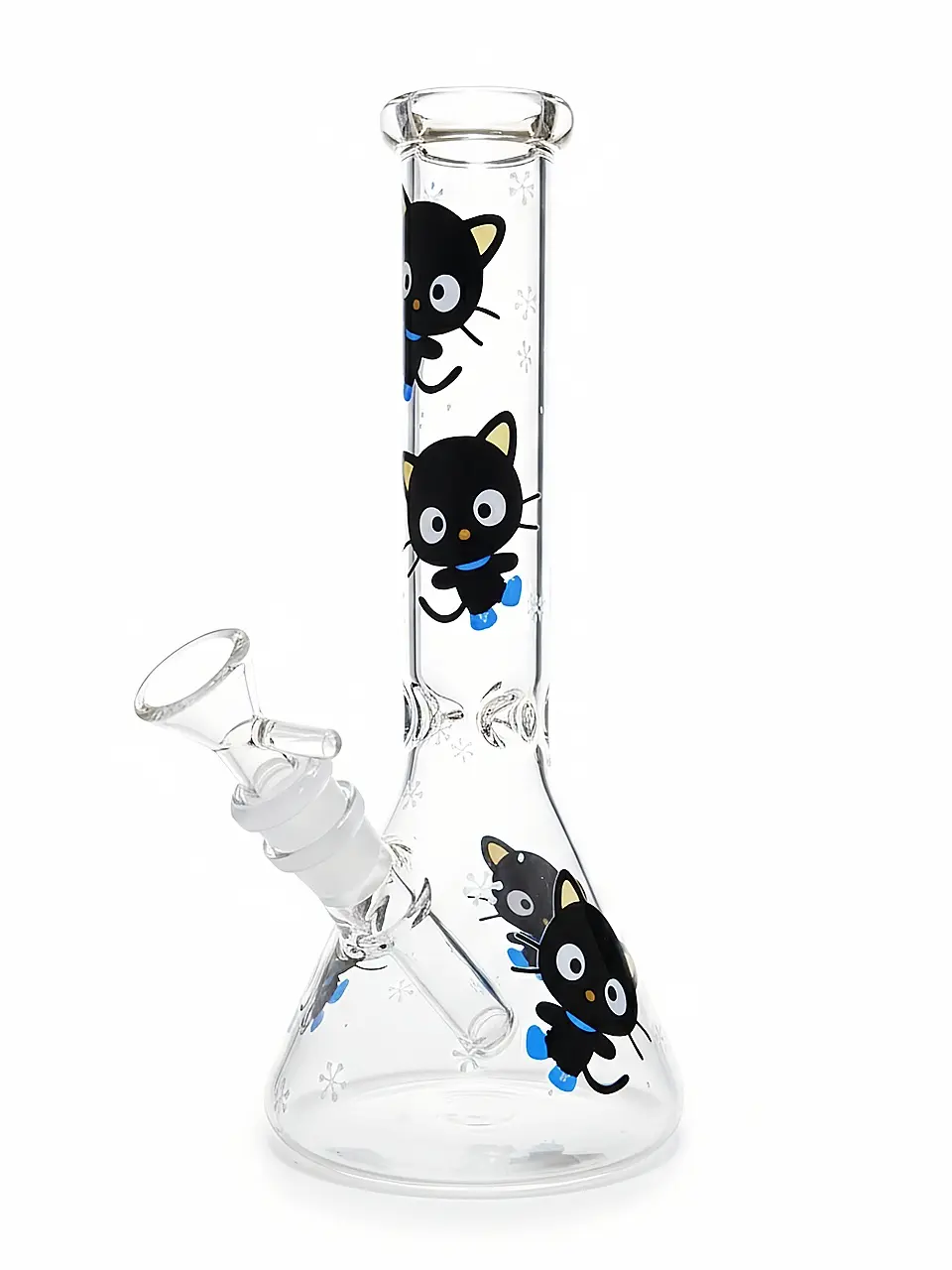 Chococat Winter Noir Beaker Glass Bong