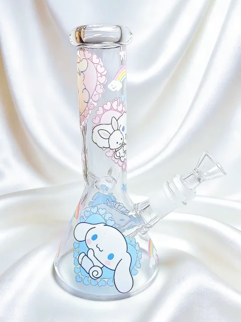 Cinnamoroll Rainbow Paradise Beaker Glass Bong