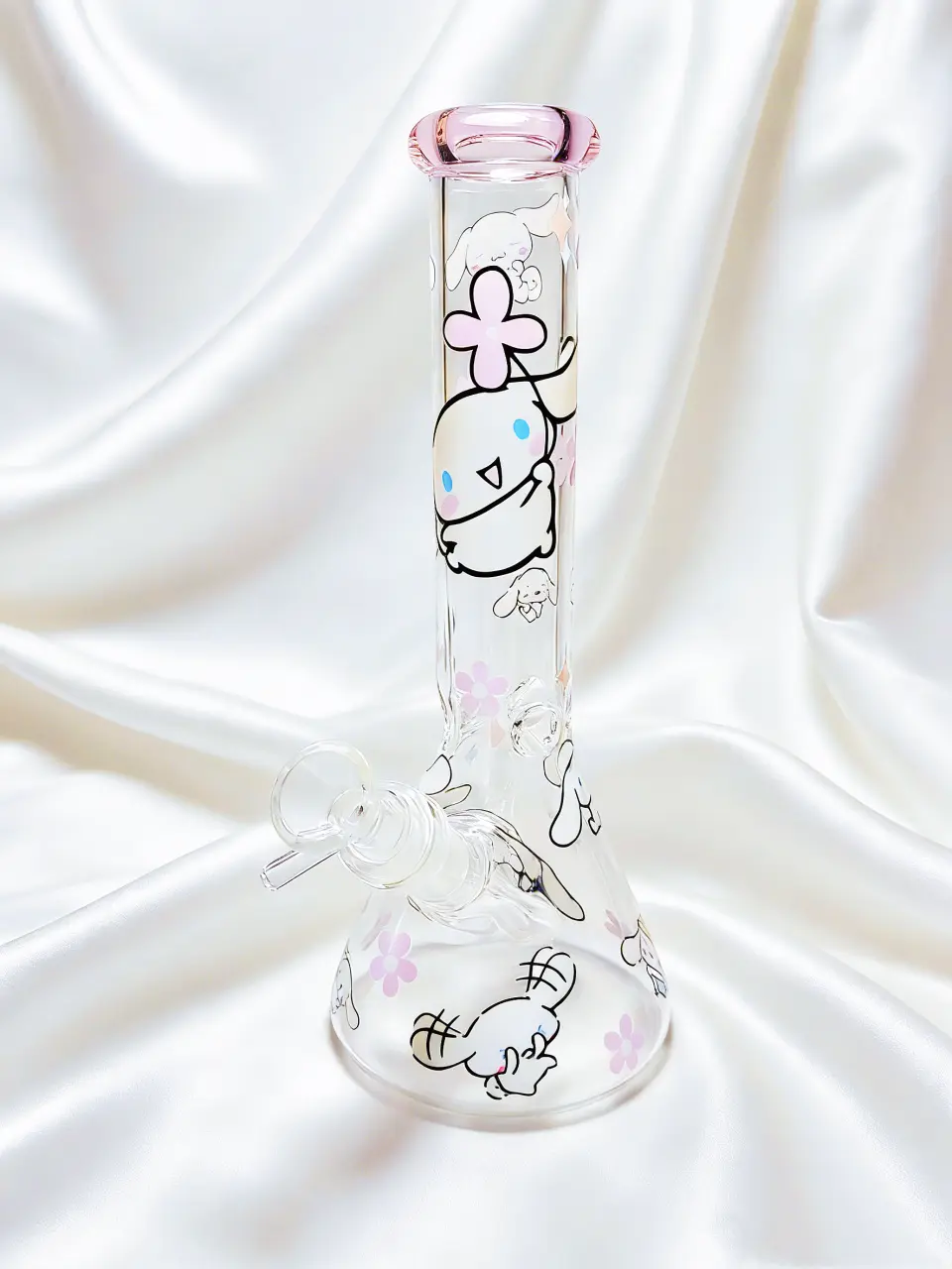 Cinnamoroll Pastel Cloud Pink Beaker Glass Bong