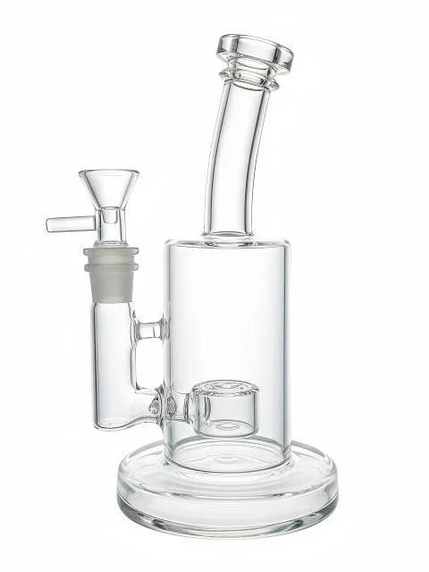 7-inch Crystal Clear Showerhead Perc Bong