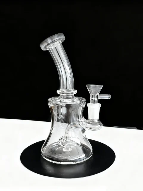 7-Inch Crystal Clear Showerhead Dab Rig