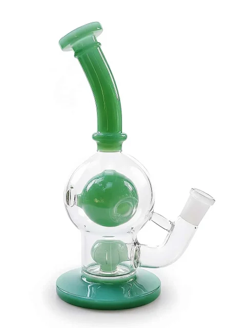 7-Inch Dual Perc Glass Bong | Multiple Colors 7-Inch Dual Perc Glass Bong | Multiple Colors