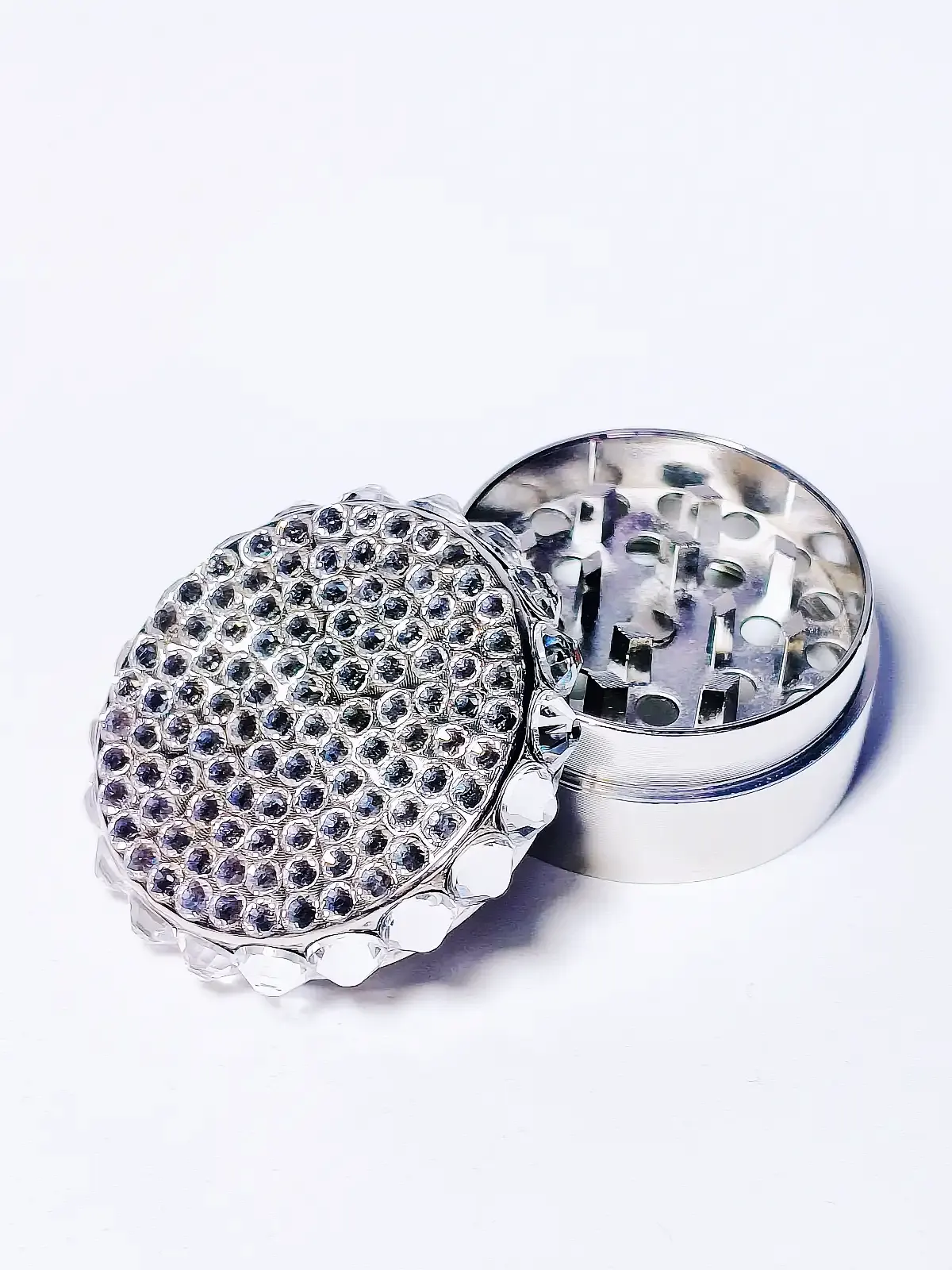 Mini Rhinestone Bling Herb Grinder - Image 4